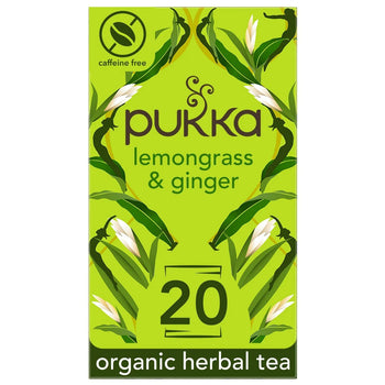 Pukka Lemongrass &amp; Ginger Tea 20 por paquete 