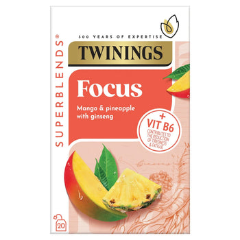 Twinings Superblends Focus with Mango and Pineapple 20 per pack