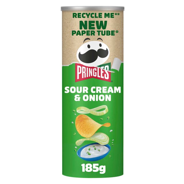 Pringles Sour Cream & Onion 185g