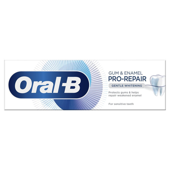 Pasta de dientes de blanqueamiento bucle y de goma oral-B 75ml
