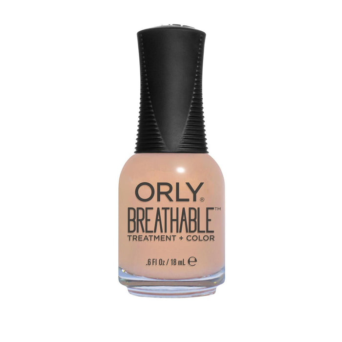Orly 4 in 1 Breathable Treatment & Colour Nail Polish Nourishing Nude 18ml