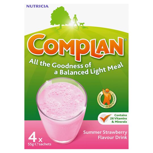 Strawberry nutritionnel complan 4 x 55g