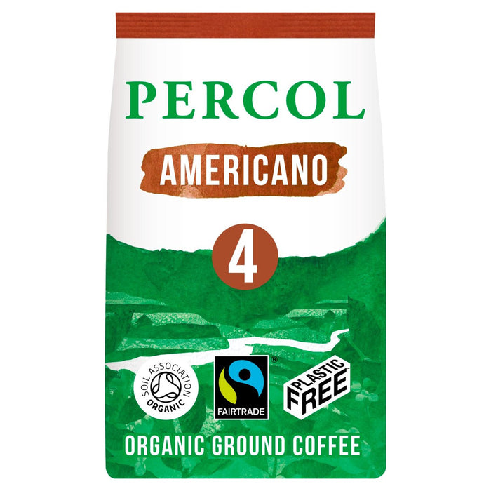 Percol Rich Americano Bio Ground Coffee 200g