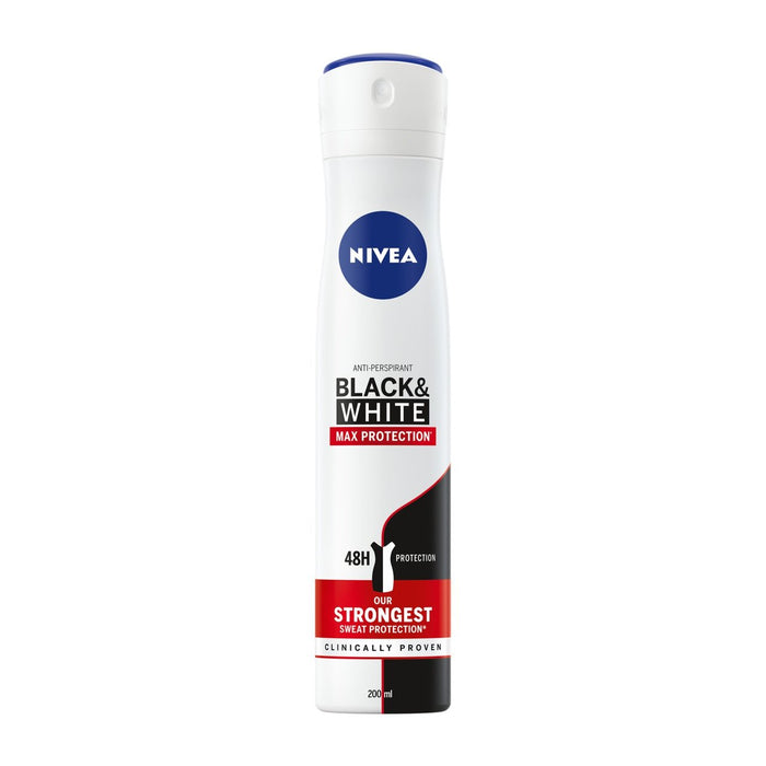 NIVEA Black & White Max Protéger le déodorant anti-transpirant Spray 200 ml