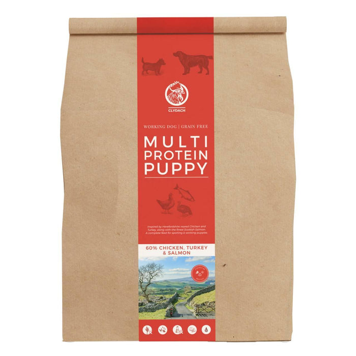 Clydach Farm Grain Free Multiprotein Puppy Dry Dog Aliments 5kg