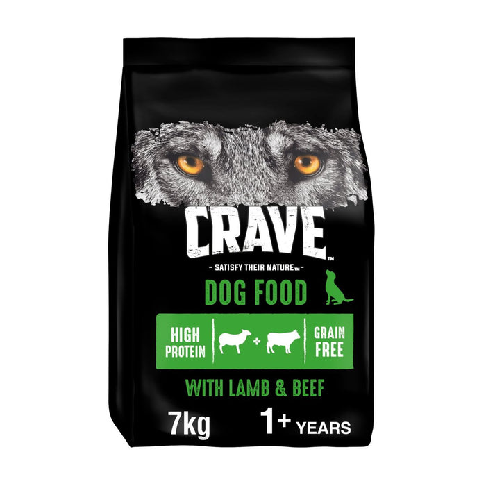 Crave Dog Seco con cordero y carne de res 7 kg