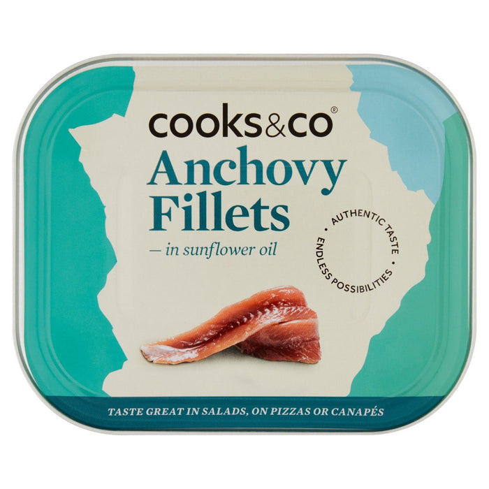 Cooks &amp; Co Filetes De Anchoa En Aceite 365g 