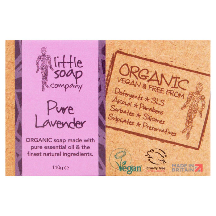 Little Soap Company Organic Bar Seife Lavendel 110g