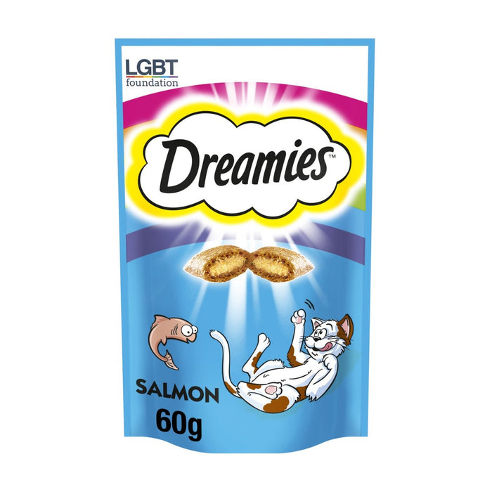 Dreamies Adult 1+ Cat Treats avec du saumon 60g