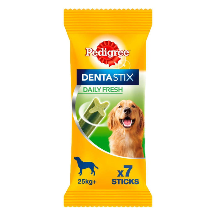 Pedigree Dentastix frische tägliche Erwachsene große Hunde Zahnlecke 7 x 39g